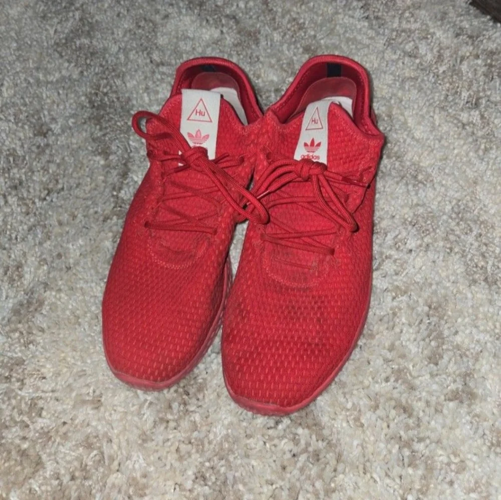 Adidas Men's Bold Red Sneakers Pharell Willisms Size Size 9